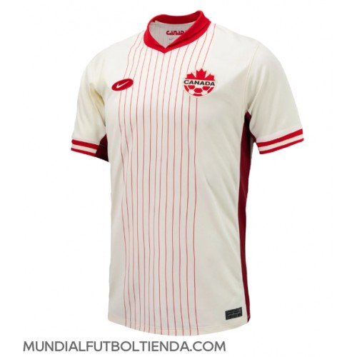 Camiseta Canadá Segunda Equipación Replica Copa America 2024 mangas cortas